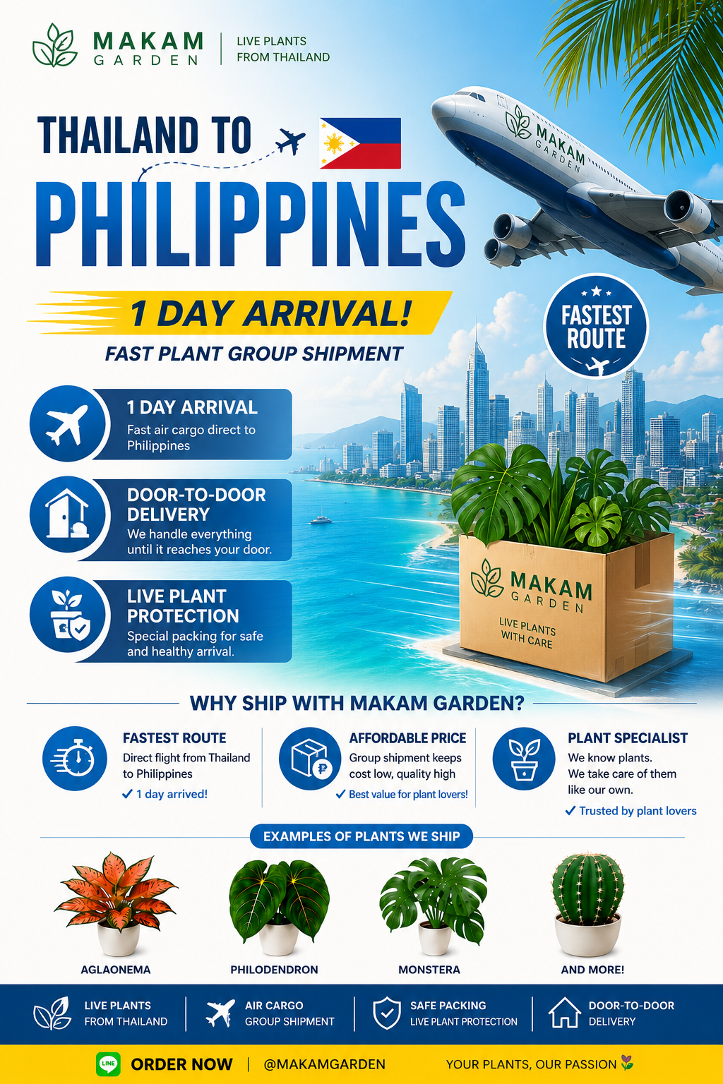 Plant Group Shipment to Philippines